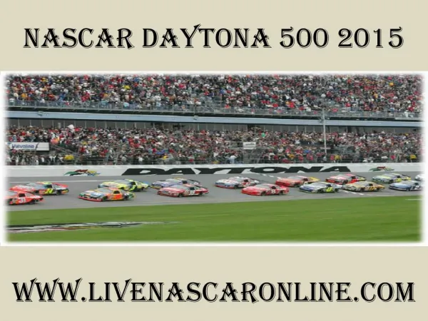 watch Nascar Daytona 500 race online