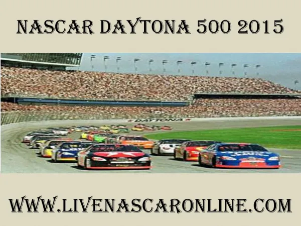 watch Nascar Daytona 500 live on the internet
