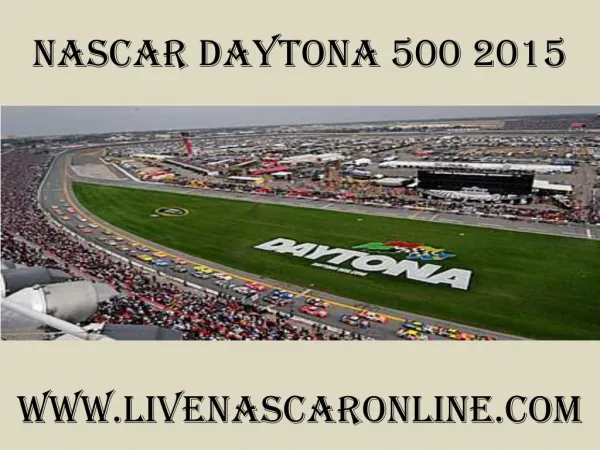 watch live Nascar Daytona 500 2015 live streaming