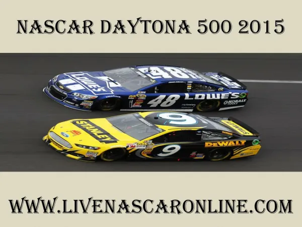watch live Nascar Daytona 500 streaming online