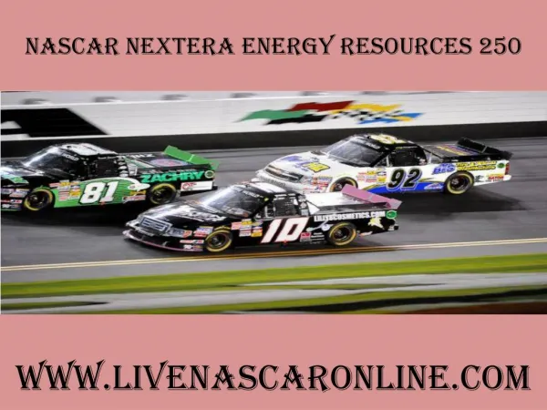 watch nascar NextEra Energy Resources 250 race live streamin