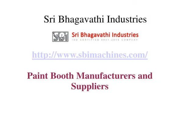 Paint Booth Manufacturers and suppliers