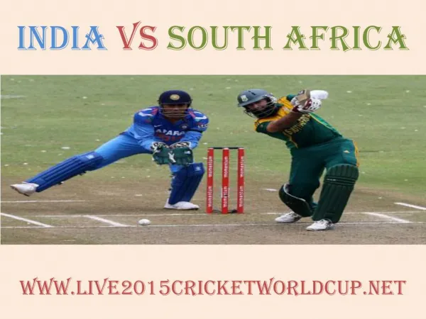 India vs South Africa Cricket WC live