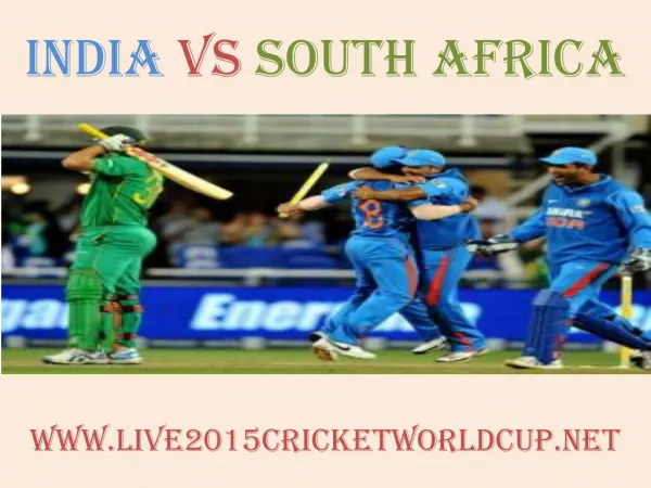 live Cricket match India vs South Africa on 22 Feb 2015 stre