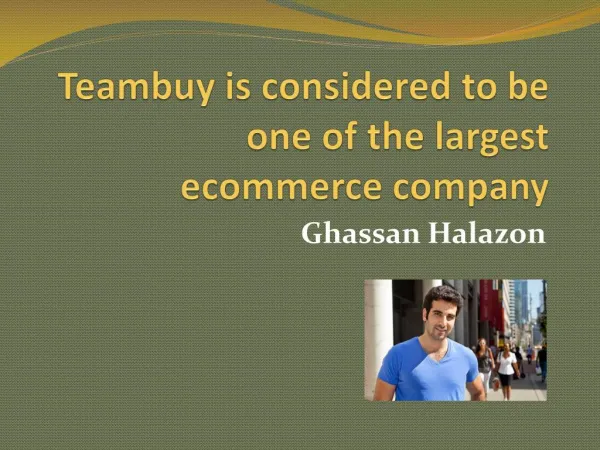 Teambuy is considered to be one of the largest ecommerce com