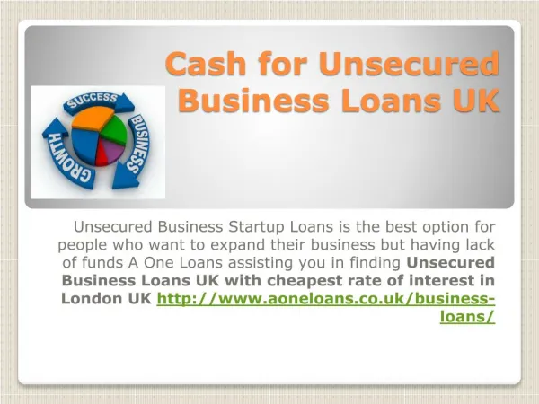 Cash for Unsecured Business Loans UK