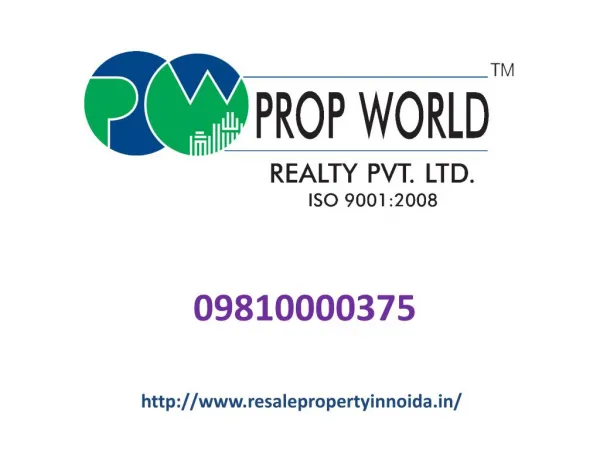 Resale Property In Noida
