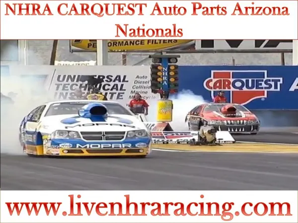 2015 NHRA CARQUEST Auto Parts Arizona Nationals live