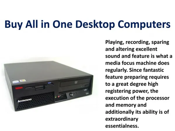 Buy All in One Desktop Computers
