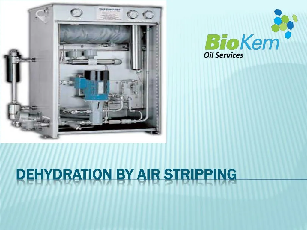 dehydration by air stripping
