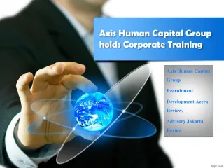 Axis Human Capital Group conducts Corporate Trainings - slide 1