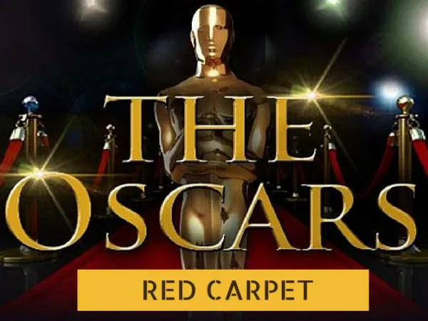 Oscars red carpet