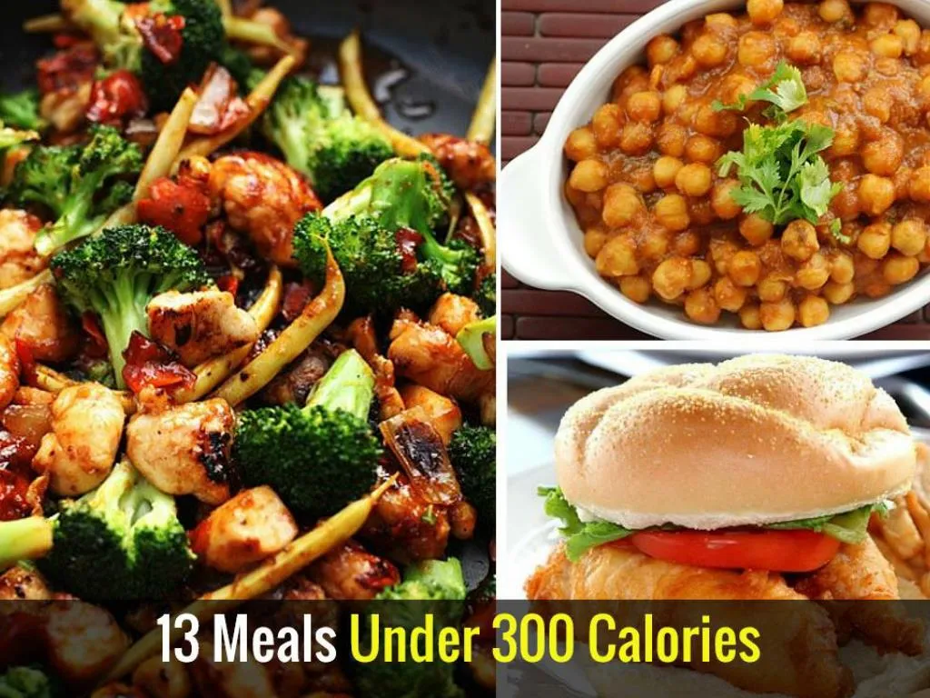 13 meals under 300 calories