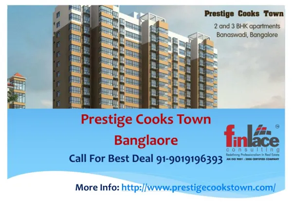 Prestige Cookstown | Price List | Reviews | Pre Launch