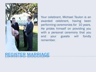 Register Marriage - slide 1
