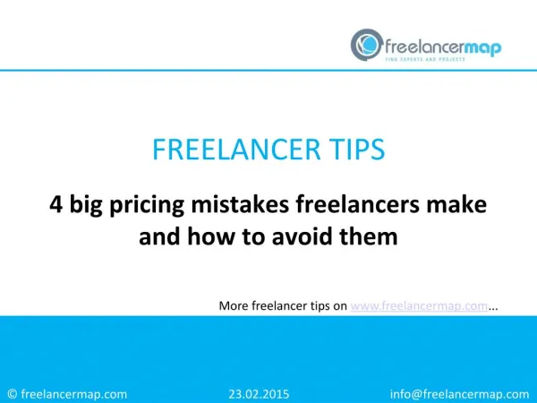 4 pricing mistakes freelancers make and how to avoid them