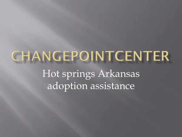 Hot springs Arkansas adoption assistance