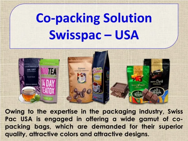 Co-Packing Solution By Swisspac America