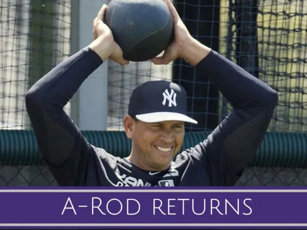 A-Rod returns