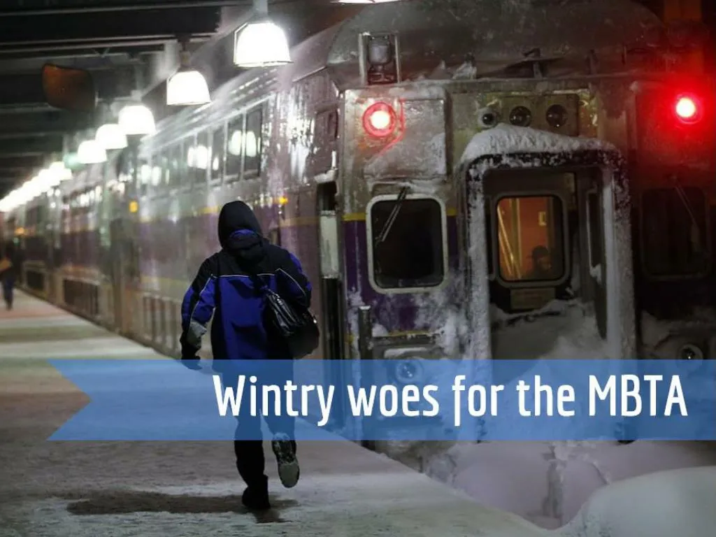 wintry woes for the mbta