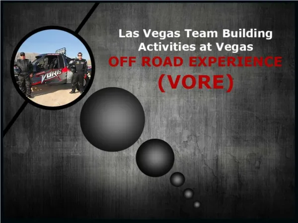 Las Vegas Team Building Activities at VORE