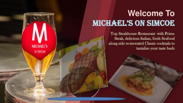 Top Steakhouse Restaurant with Steak, Italian & seafood.