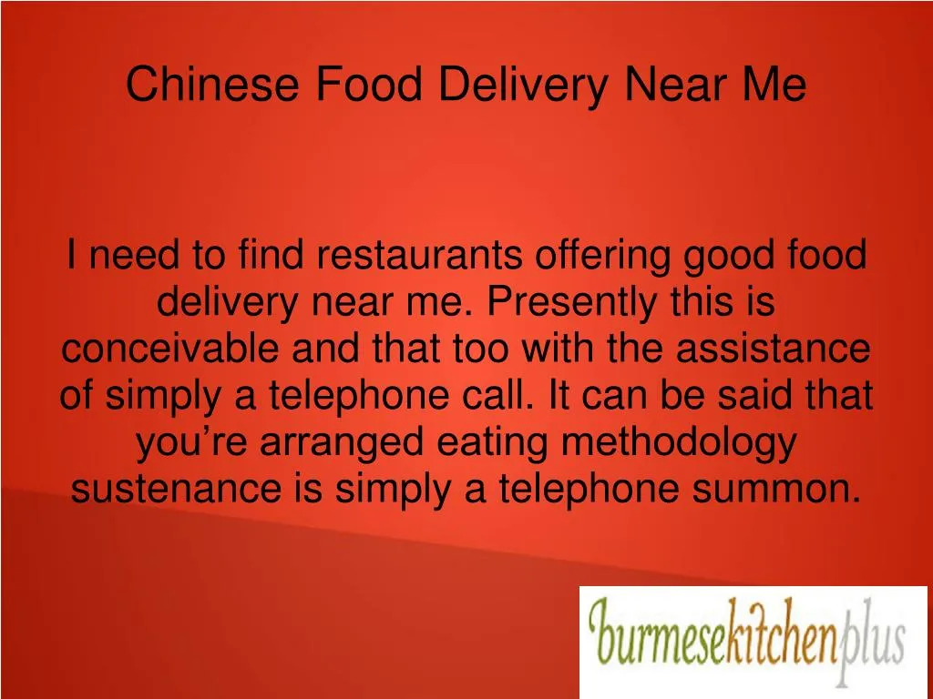chinese food delivery near me