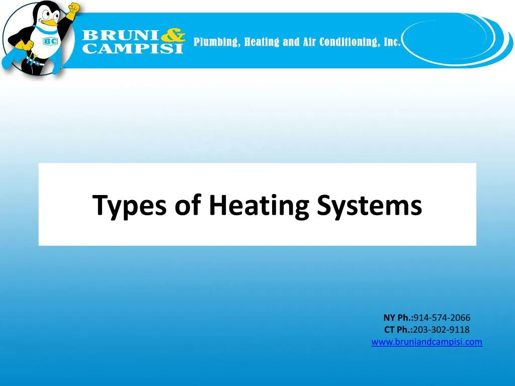 types of heating s ystems