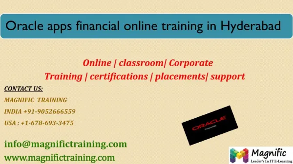 oracle apps financial online training