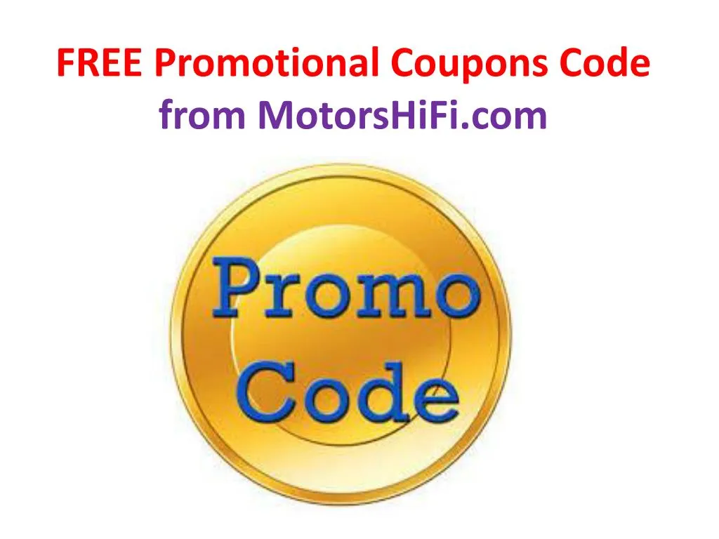 free promotional coupons code from motorshifi com