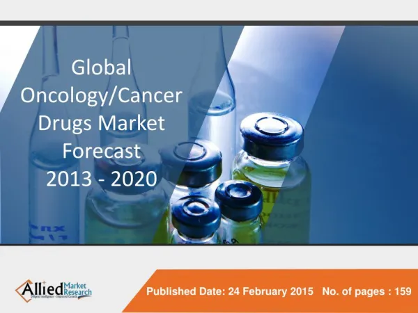 Global Oncology/Cancer Drugs Market (Therapeutic Modalities,