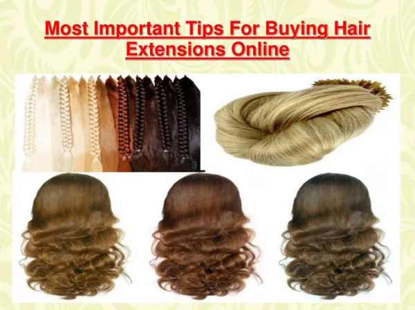Most Important Tips For Buying Hair Extensions Online
