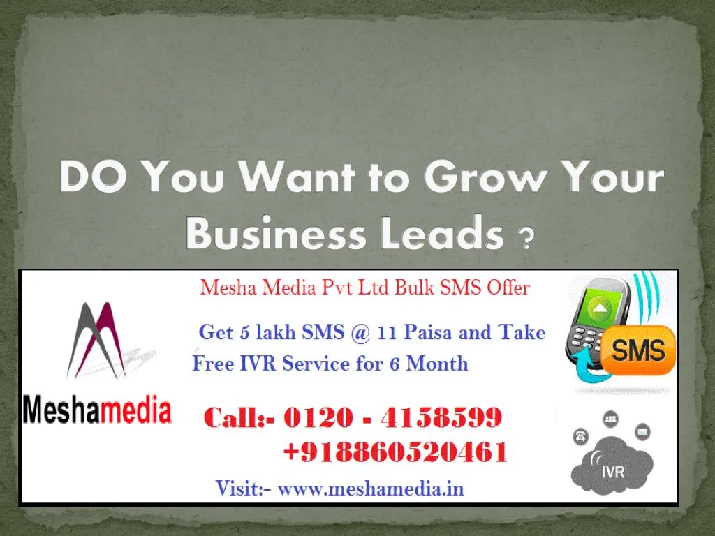 do you want to grow your business leads