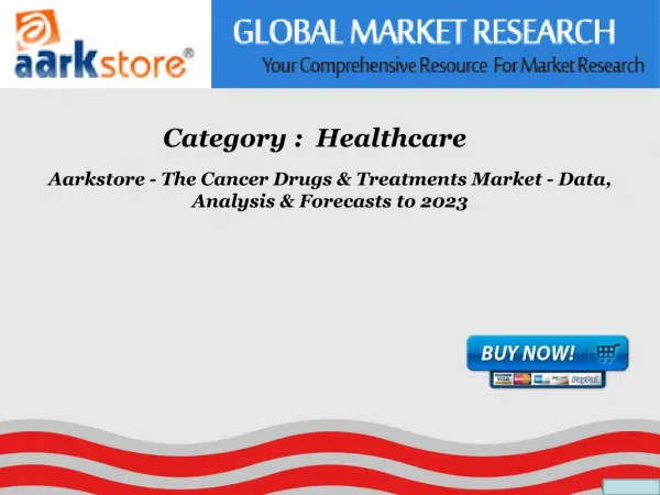 Aarkstore - The Cancer Drugs & Treatments Market - Data, Ana