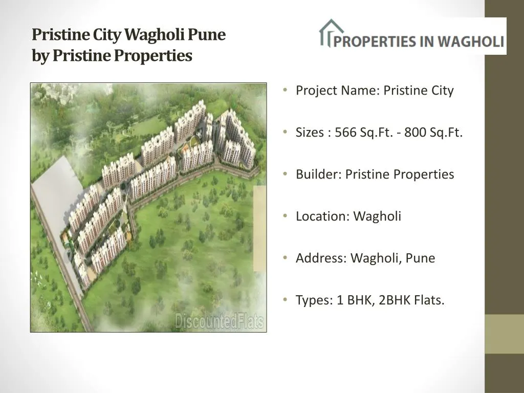 pristine city wagholi pune by pristine properties