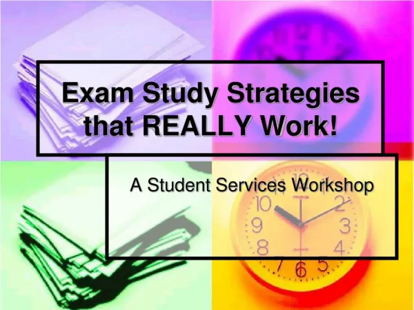 Exam study strategies that really work - Udgam School