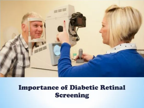 Importance of Diabetic Retinal Screening