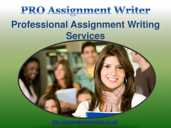 Professional Assignment Writing Services in UK