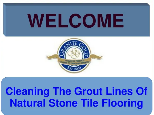 Cleaning The Grout Lines Of Natural Stone Tile Flooring