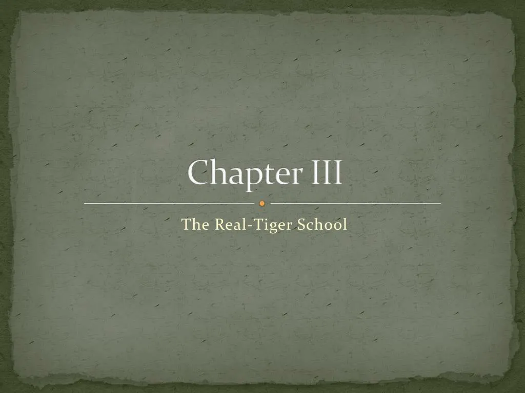 chapter iii