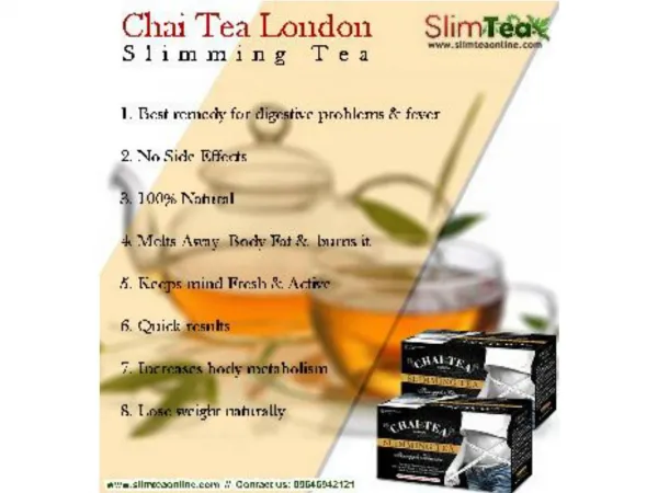 Keep Yourself Healthy & Fit With Ayurvedic Weight Loss Tea