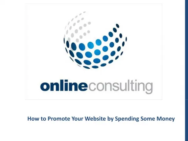 How to Promote Your Website by Spending Some Money