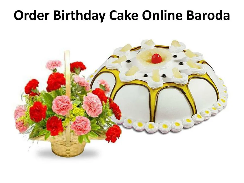order birthday cake online baroda