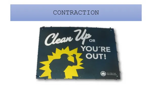 contraction