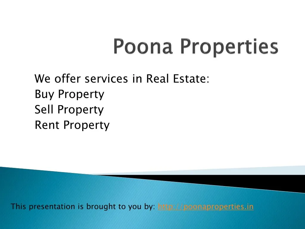 poona properties