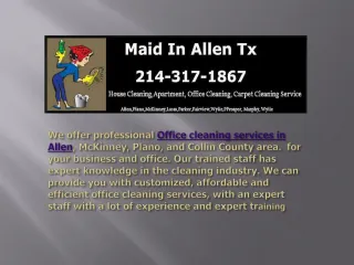 Office Cleaning Service - slide 1