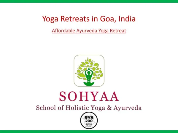 Yoga Retreats in Goa, India