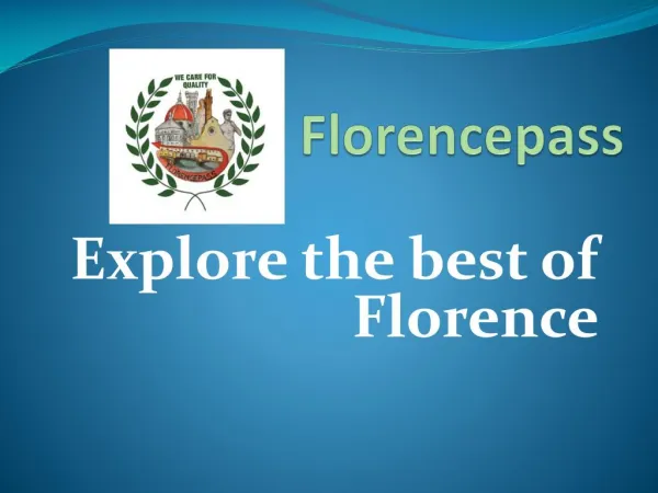Florence Guided tours