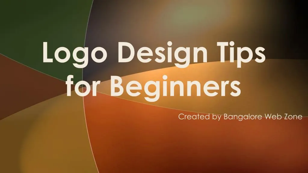 logo design tips for beginners