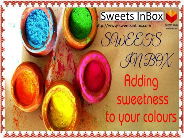 sweets Inbox adding sweetness to colours